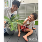 ソテツと記念撮影