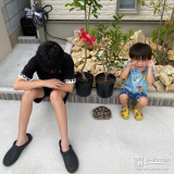 キンモクセイ・レモンと記念撮影