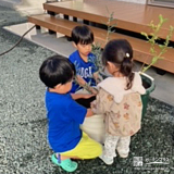 記念樹植樹の様子