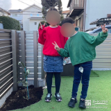 オリーブと記念撮影