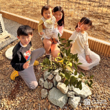 温州ミカンと記念撮影