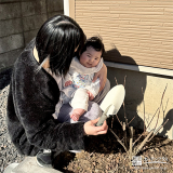 記念樹バイカウツギの植樹の様子①