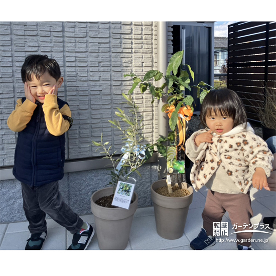 レモン・オリーブと記念撮影②