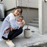 ハナミズキと記念撮影①