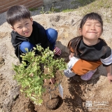 ブルーベリーと記念撮影③