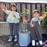 キンカンと記念撮影