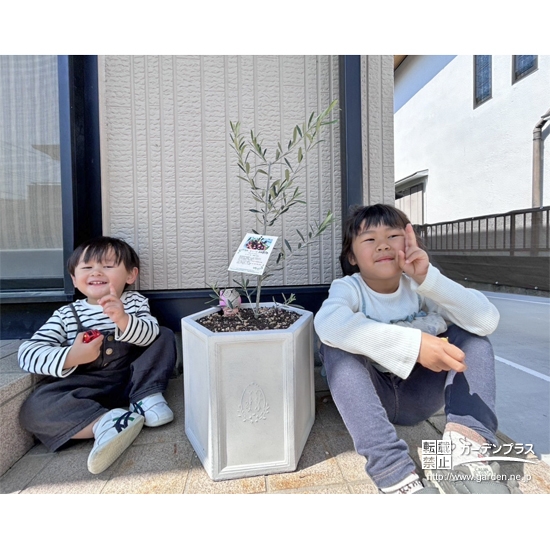 オリーブと記念撮影
