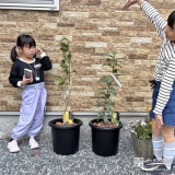 レモンと記念撮影