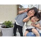 ビバーナムティヌスと記念撮影