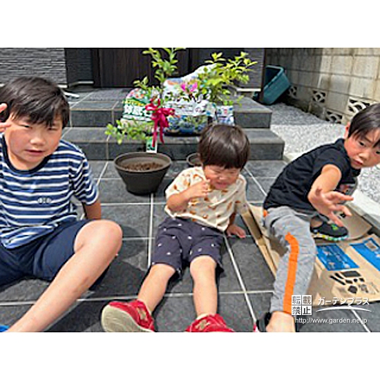 ブルーベリーと記念撮影②