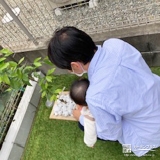 レモンと記念撮影