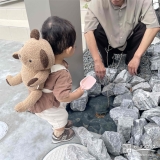 記念樹シマトネリコの植樹の様子