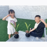 ソテツと記念撮影