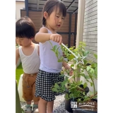ブルーベリーと記念撮影