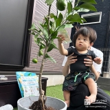 温州ミカンと記念撮影①