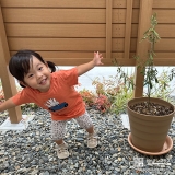 オリーブと記念撮影