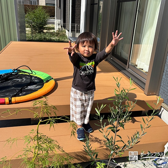 もみじ（カエデ）・オリーブと記念撮影②