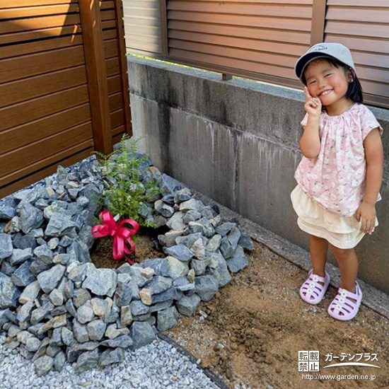 シマトネリコと記念撮影