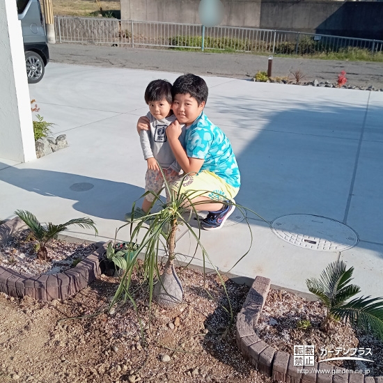 ソテツと記念撮影