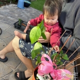 バイカウツギと記念撮影②