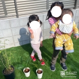 シマトネリコ・ソテツと記念撮影②