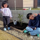 ジューンベリー・キンモクセイと記念撮影