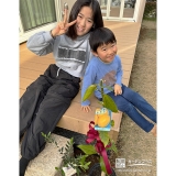 レモン・オリーブと記念撮影