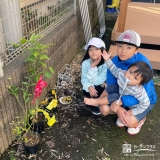 樹木と記念撮影②