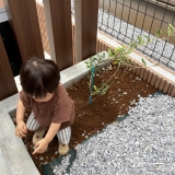 オリーブと記念撮影