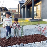 ブルーベリー・オリーブと記念撮影