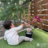 ブルーベリーと記念撮影①