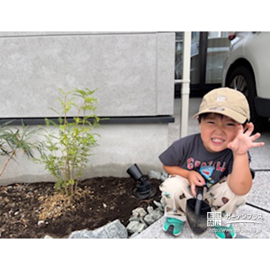 シマトネリコと記念撮影①