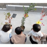 ブルーベリー・ミモザと記念撮影①