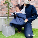 ミモザと記念撮影①