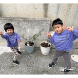 オリーブと記念撮影