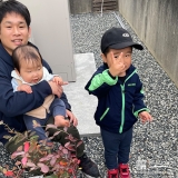 ブルーベリーと記念撮影①