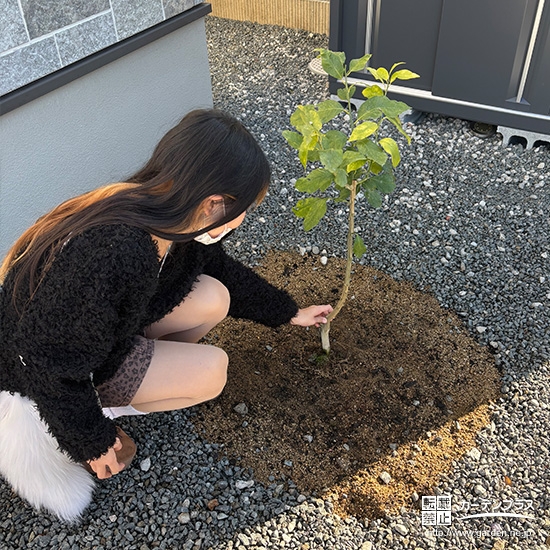 レモンと記念撮影