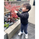 ナンテンと記念撮影