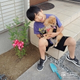 シマトネリコと記念撮影