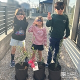 オリーブと記念撮影