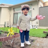 ブルーベリーと記念撮影①