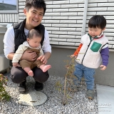 シマトネリコと記念撮影