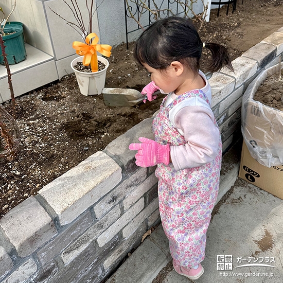 記念樹ユキヤナギの植樹の様子⑤