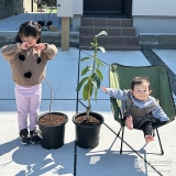 レモン・ジューンベリーと記念撮影