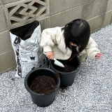 記念樹植樹の様子