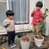 レモン・オリーブと記念撮影