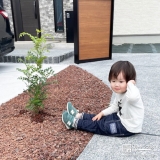 シマトネリコと記念撮影