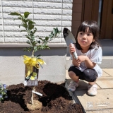 ゆずと記念撮影