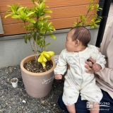 キンモクセイと記念撮影