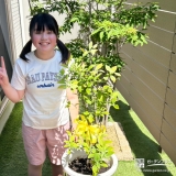 ブルーベリーと記念撮影①